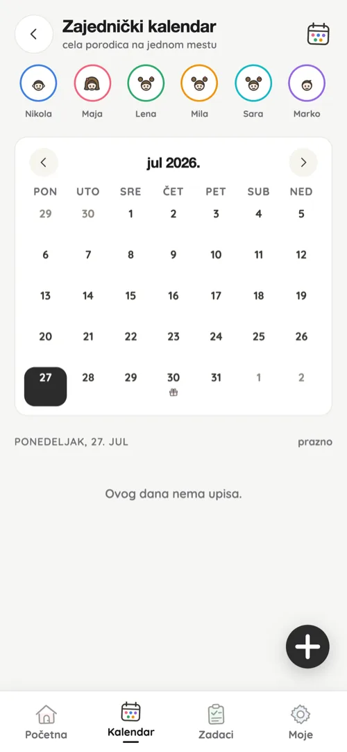 Zajednički kalendar
